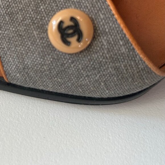 Chanel Denim Kitten Heels, Size 38.5- *RARE,* MINT Condition!! - Picture 10 of 13